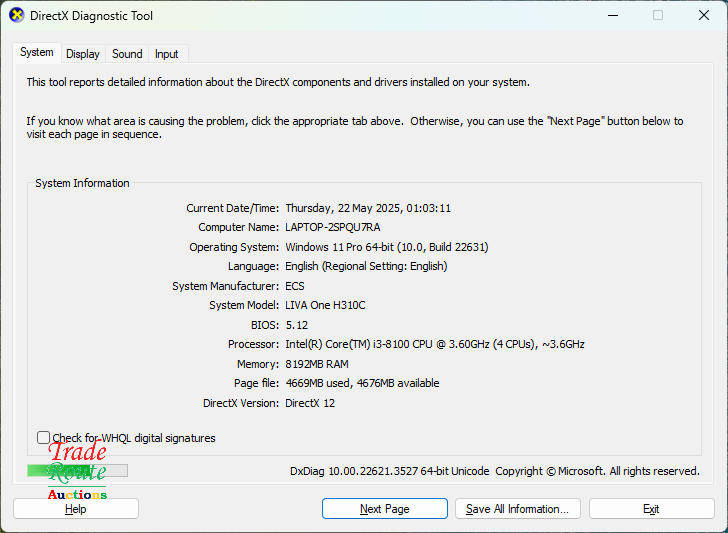 Mecer Jupiter H310 MINI PC Intel Core i3-8100 8th Gen 3.6GHz 8GB RAM 512GB SSD