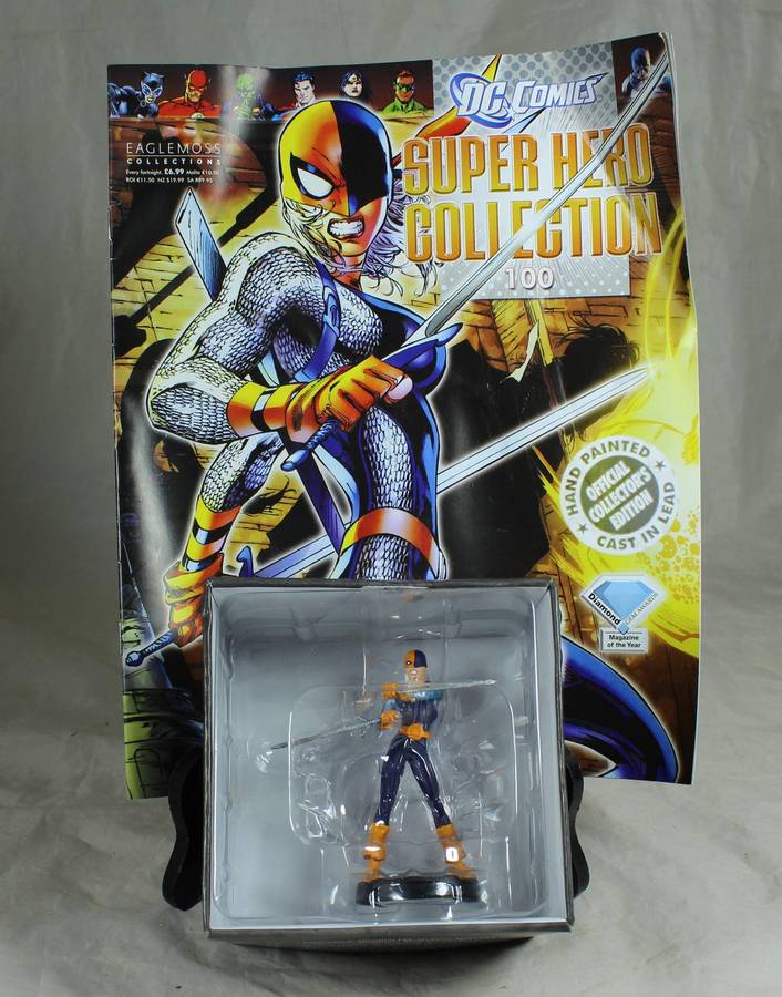 DC comics Super Hero - lead, hand painted figurine with book - Ravager (Rose Wilson) #100