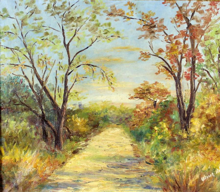 Road in a landscape