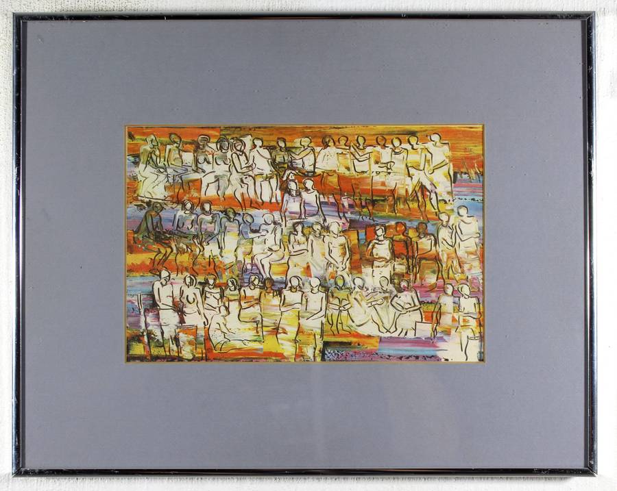 Walter Battiss - Figures print