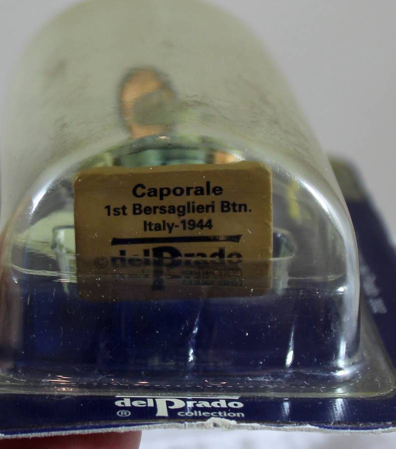 del Prado lead soldier - Caporale, 1st Bersaglieri Btn. Italy 1944