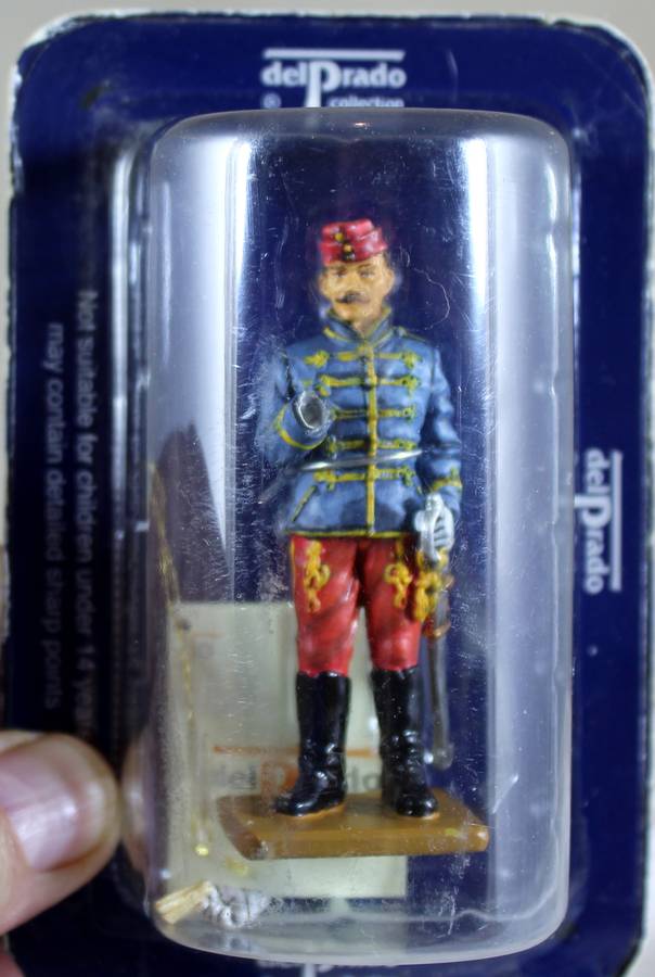 del Prado lead soldier - Hussar Austro-Hung. army Austria 1914