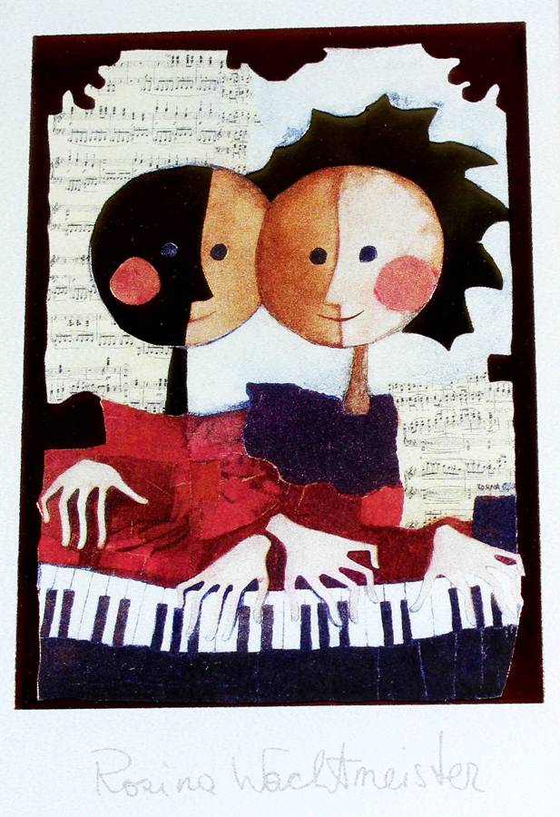 Rosina Wachmeister - Pair of musicians