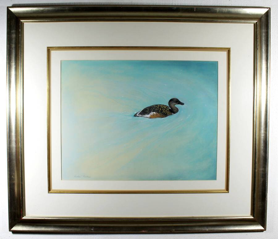 Linchen Kirchner - Duck in an expansive body of water