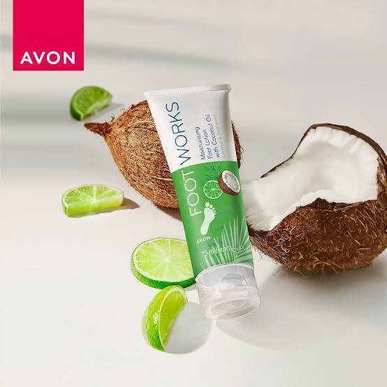 Avon Footworks moisturising foot lotion Coconut & Lime Refreshing - 100ml
