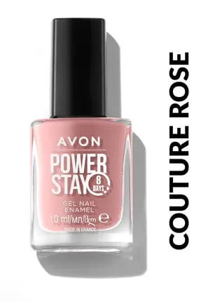 Avon Power Stay 8 Days Gel Nail Enamel - Couture Rose