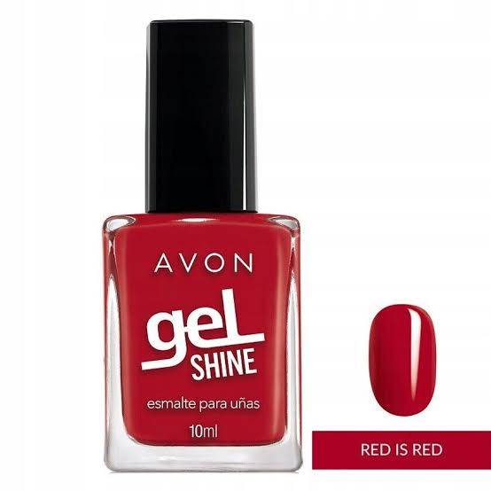 Avon Gel Shine Nail Enamel - Red Is Red