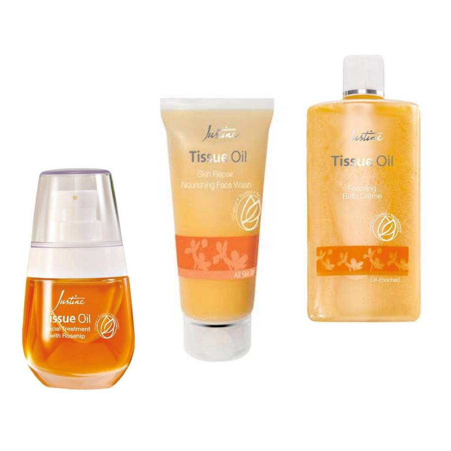 Lot Of 3 Justine Tissue Oil