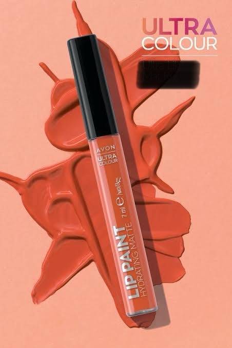 Avon Lip Paint Hydrating Matte Liquid Lipstick - Coral Shore - 7ml