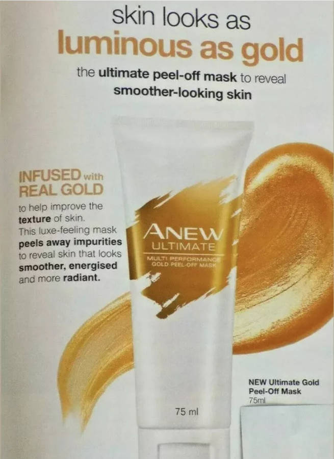 Avon Anew Radiance Maximising Gold Mask - 75ml