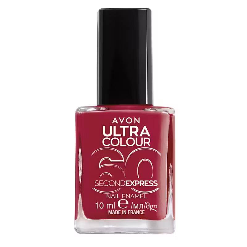 Avon Ultra Colour 60 Second Express Nail Enamel - Iconic Red - NO BOX