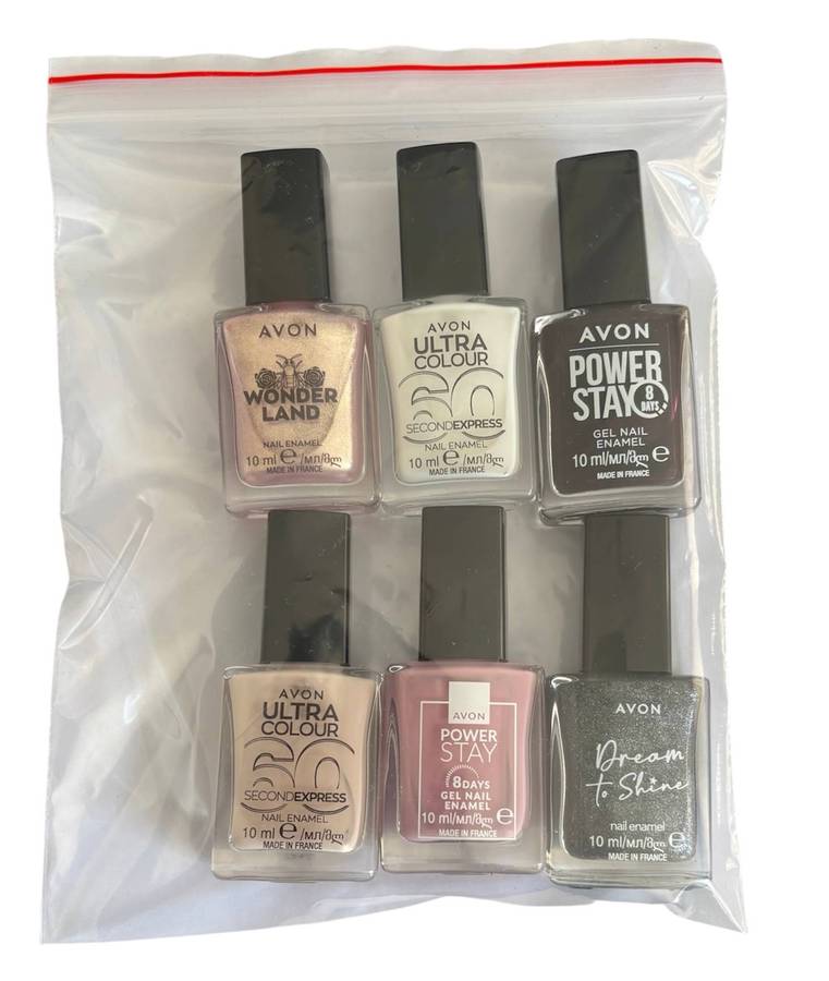 Avon Lot Of 5 Nail Polish NO BOX