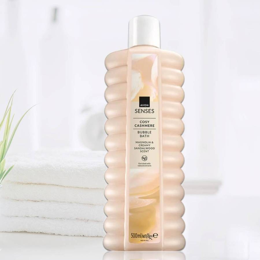 Avon Senses Cosy Cashmere Bubble Bath 500ml