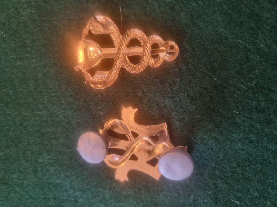 Pair of Medic Qualification Badges