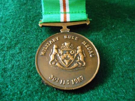 Military Rule Medal Set