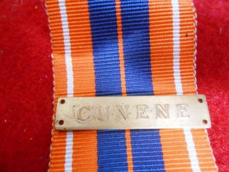 Propatria Medal and Cunene Bar