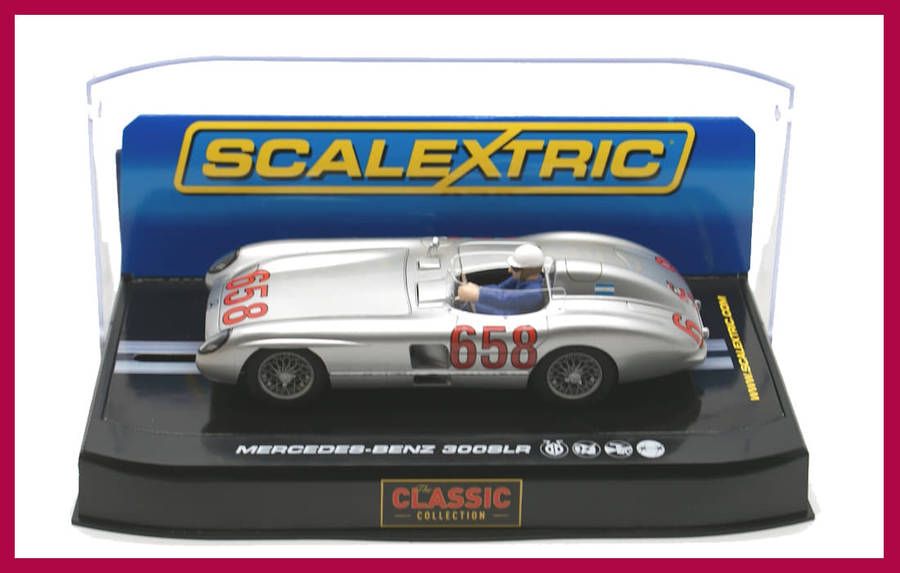 Mercedes 300 SLR Mille Miglia Fangio No 658 Scalextric C2814 1/32