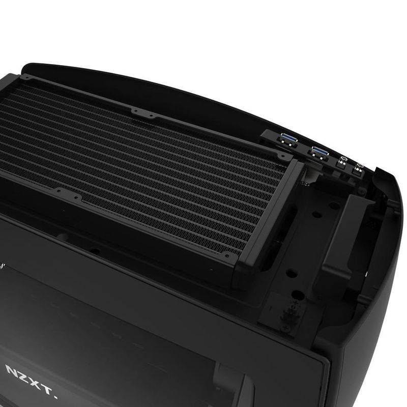 NZXT Manta Matte BLACK Mini-ITX Gaming PC Case