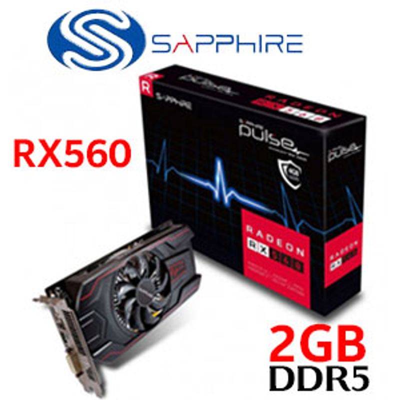 Sapphire Pulse Radeon RX 560 2GB Video Card