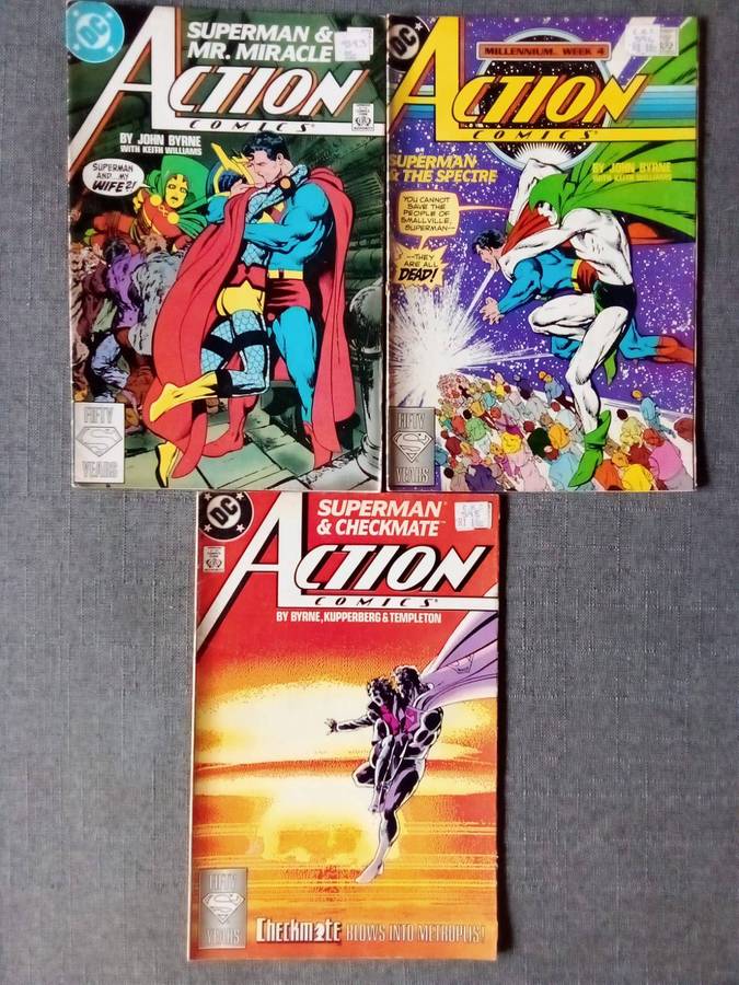 Action Comics bundle #593, 596, 598