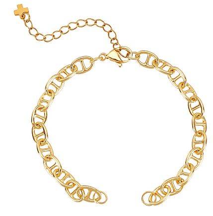 *Clearance Sale*1Pc Gold Plated  / Brass / Extender Chain / Cross Charm / Lobster Clasp