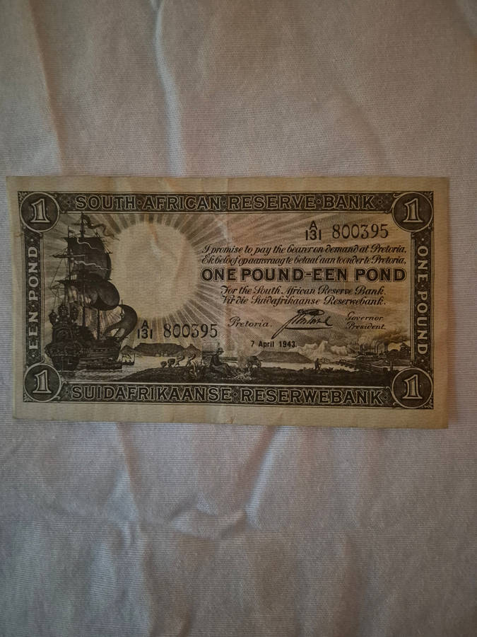 One pound note
