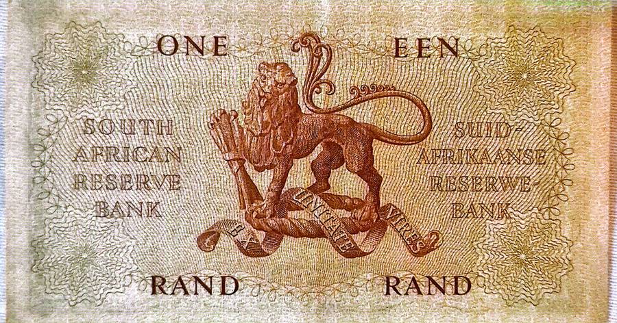 One Rand note....see photo
