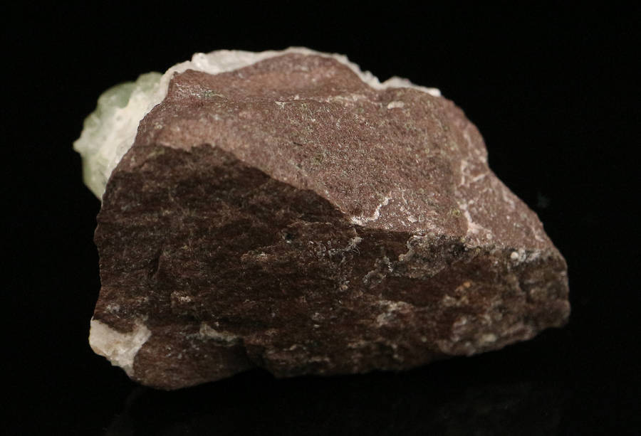 Prehnite on Quartz on Matrix, Gobobosebberge Mnt, Namibia