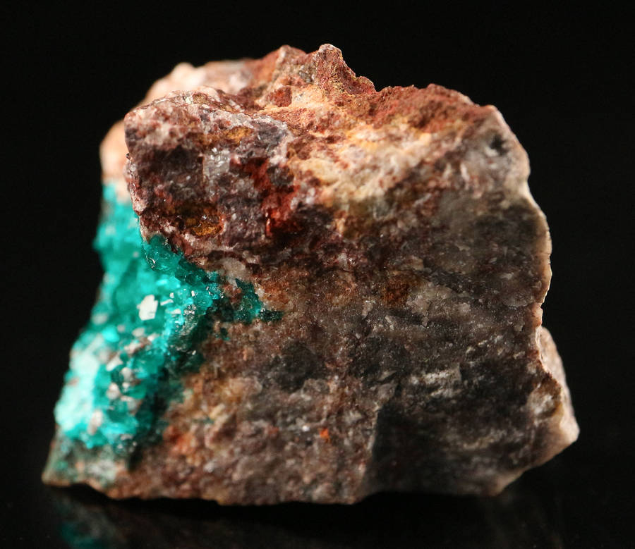 Dioptase on Matrix, Tsumeb Mine, Namibia