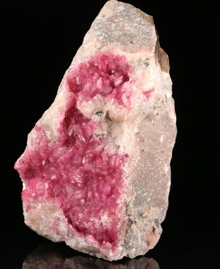 Cobaltoan Calcite on Matrix, Kakanda deposit, Lubudi, Lualaba, DR Congo
