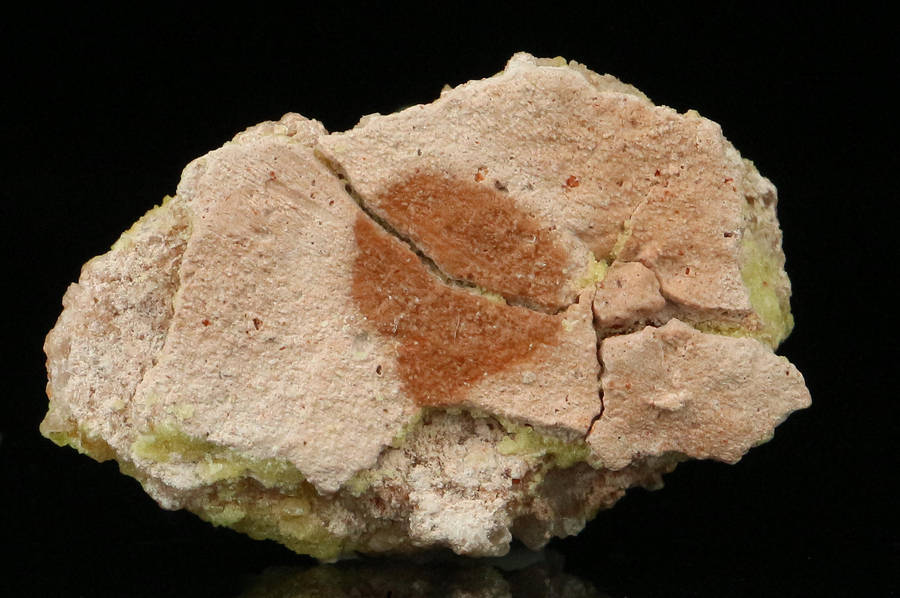 Ettringite on Matrix, "N'Chwaning II Mine, Kalahari Manganese Field, Northern Cape, South Africa "