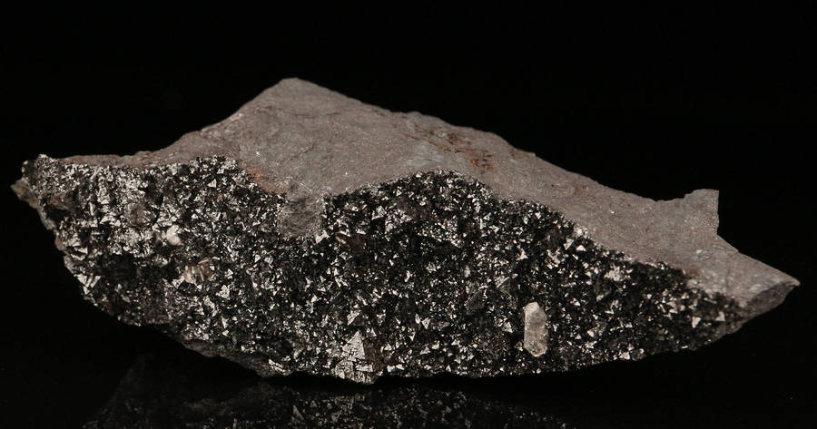 Hausmannite, "N'Chwaning II Mine, Kalahari Manganese Field, Northern Cape, South Africa "