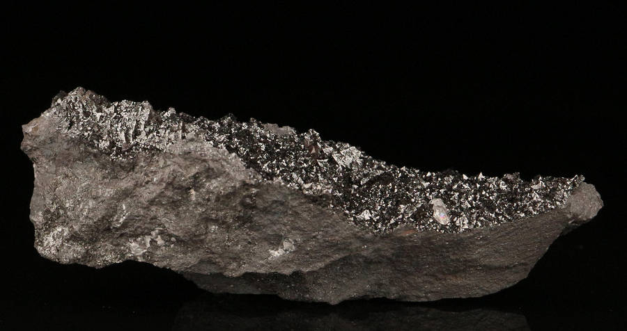 Hausmannite, "N'Chwaning II Mine, Kalahari Manganese Field, Northern Cape, South Africa "
