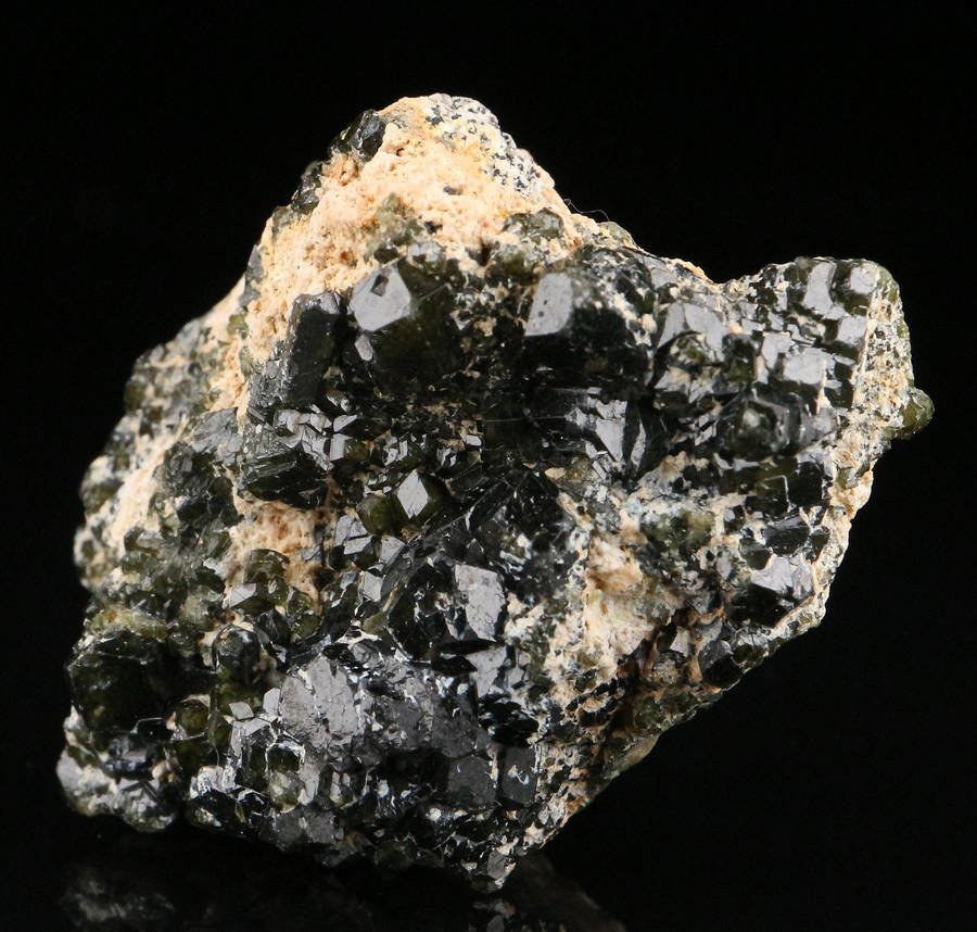 Demantoid Garnet on Matrix, Erongo Mnt Region, Namibia