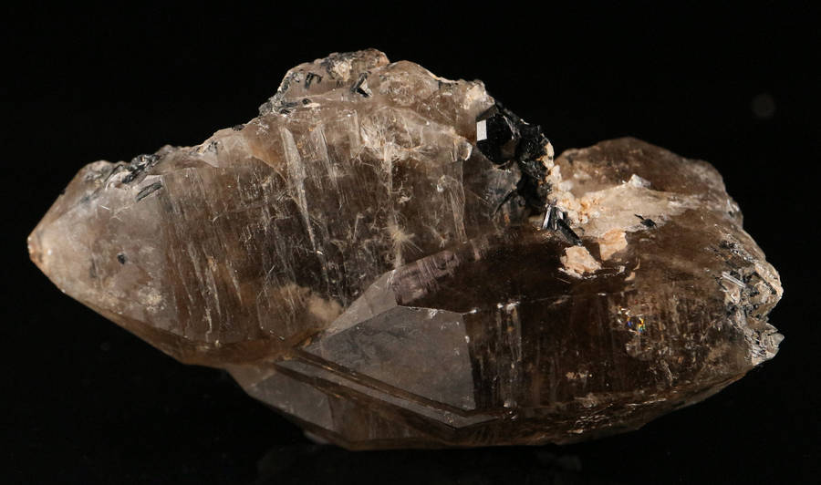 Schorl incl Smoky Quartz Cluster, Erongo Mnt Region, Namibia