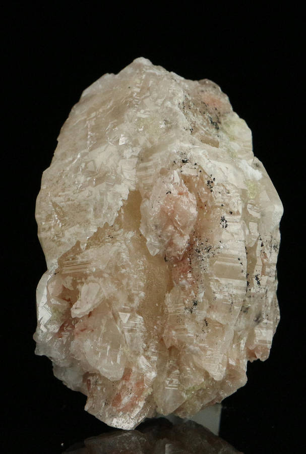 Ettringite on Calcite, "N'Chwaning II Mine, Kalahari Manganese Field, Northern Cape, South Africa "