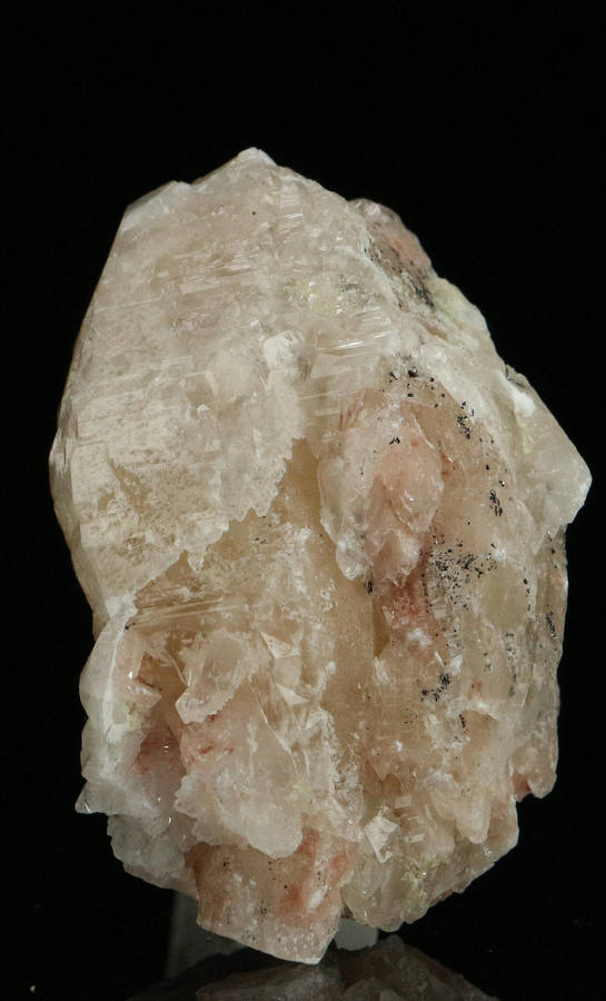Ettringite on Calcite, "N'Chwaning II Mine, Kalahari Manganese Field, Northern Cape, South Africa "