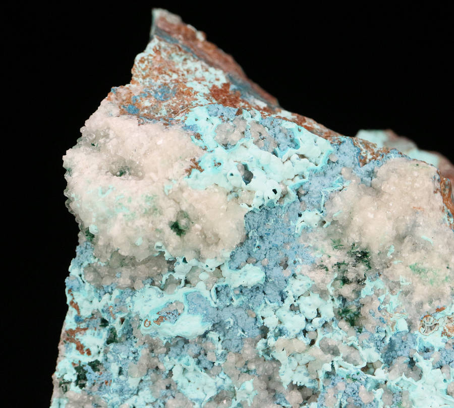 Shattuckite, Plancheite on Matrix, Tantara Mine, DRC