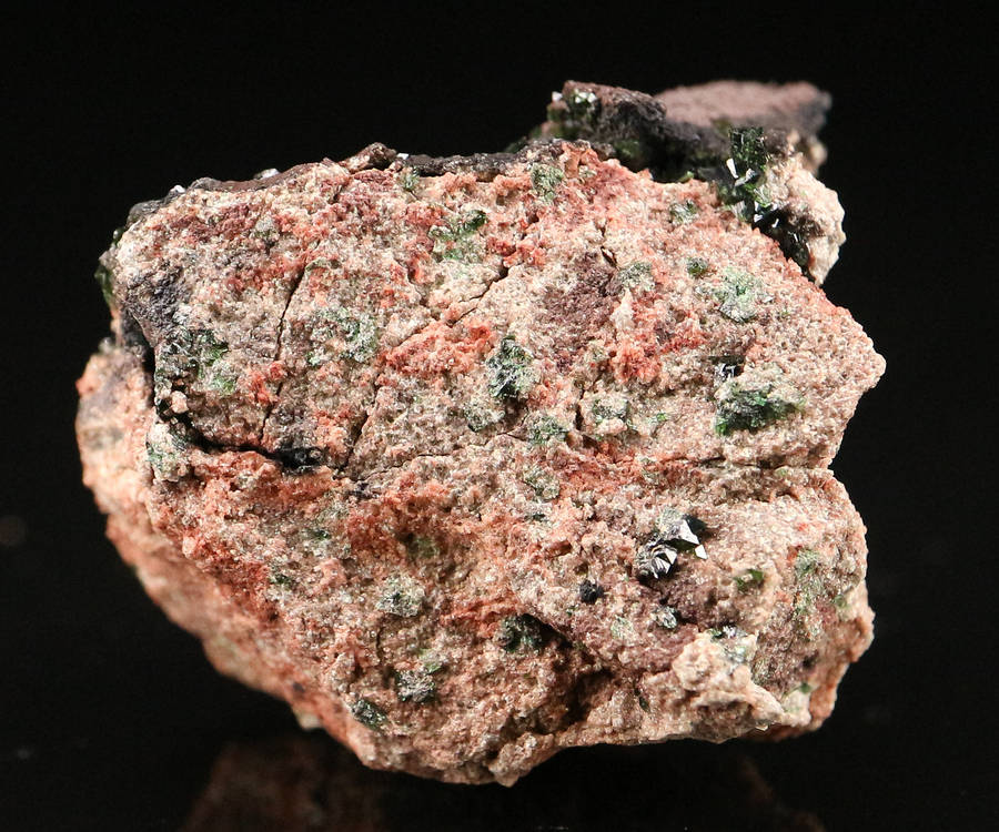 Libethenite on Matrix, DR Congo