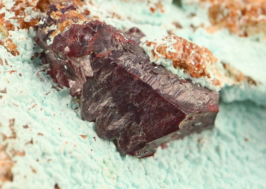 Plancheite, Cuprite on Matrix, Mashamba West Mine, DRC