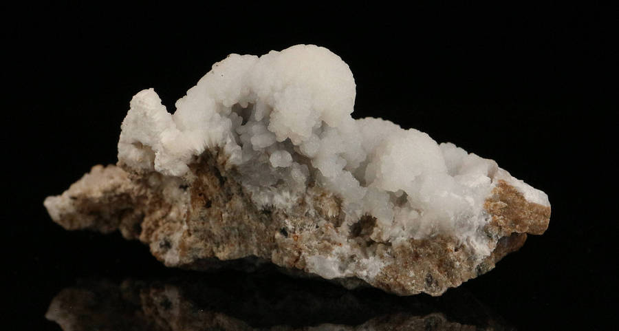 Quartz on Smithsonite, Skorpion Mine, Karas Region, Namibia