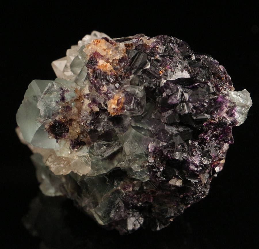 Quartz on Fluorite Cluster, Okoruso Mine, Namibia