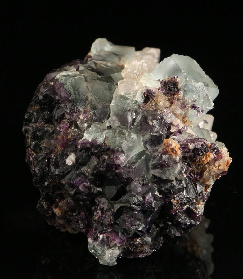 Quartz on Fluorite Cluster, Okoruso Mine, Namibia