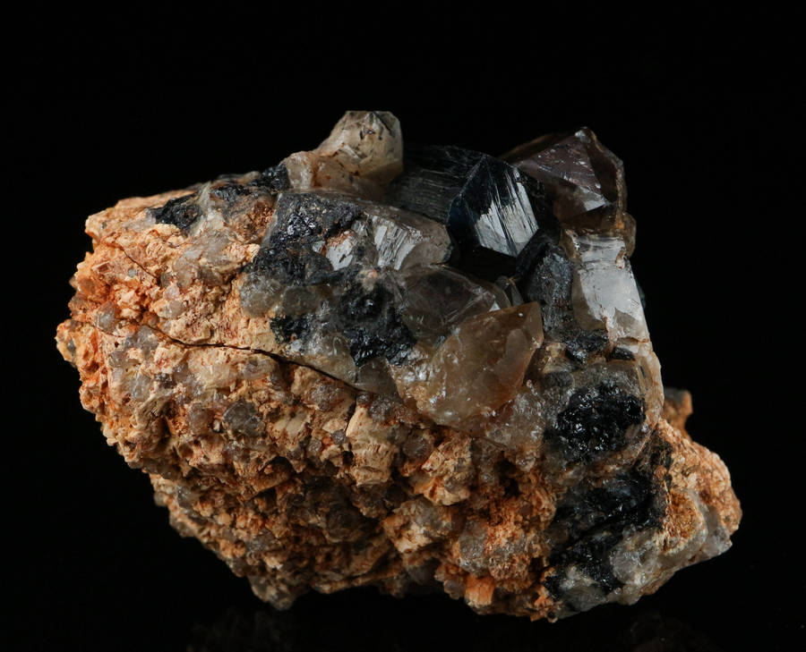 Quartz & Schorl Cluster, Erongo Mountains, Karibib Constituency, Erongo Region, Namibia