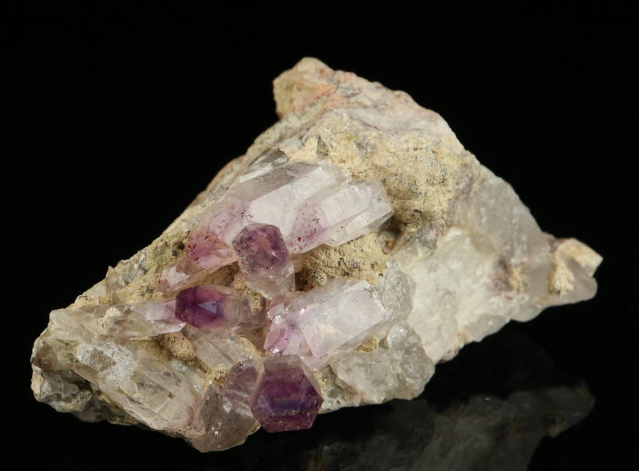 Amethyst incl Quartz on Matrix, Gobobosebberge Mnt, Namibia
