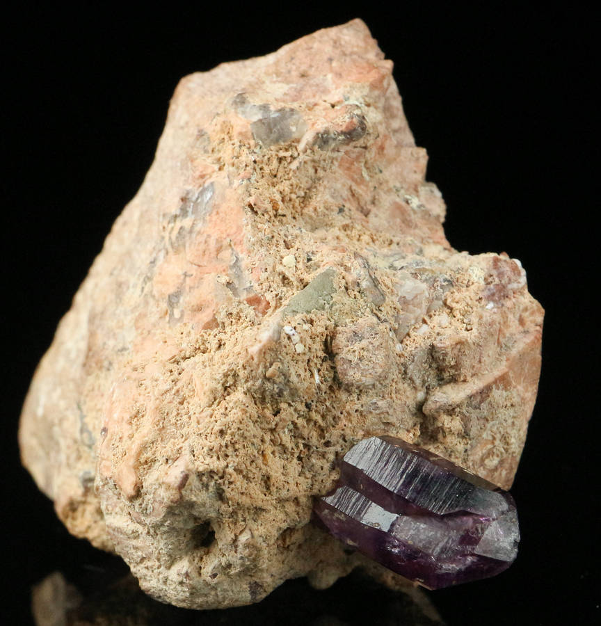 Amethyst Quartz on Matrix, Gobobosebberge Mnt, Namibia