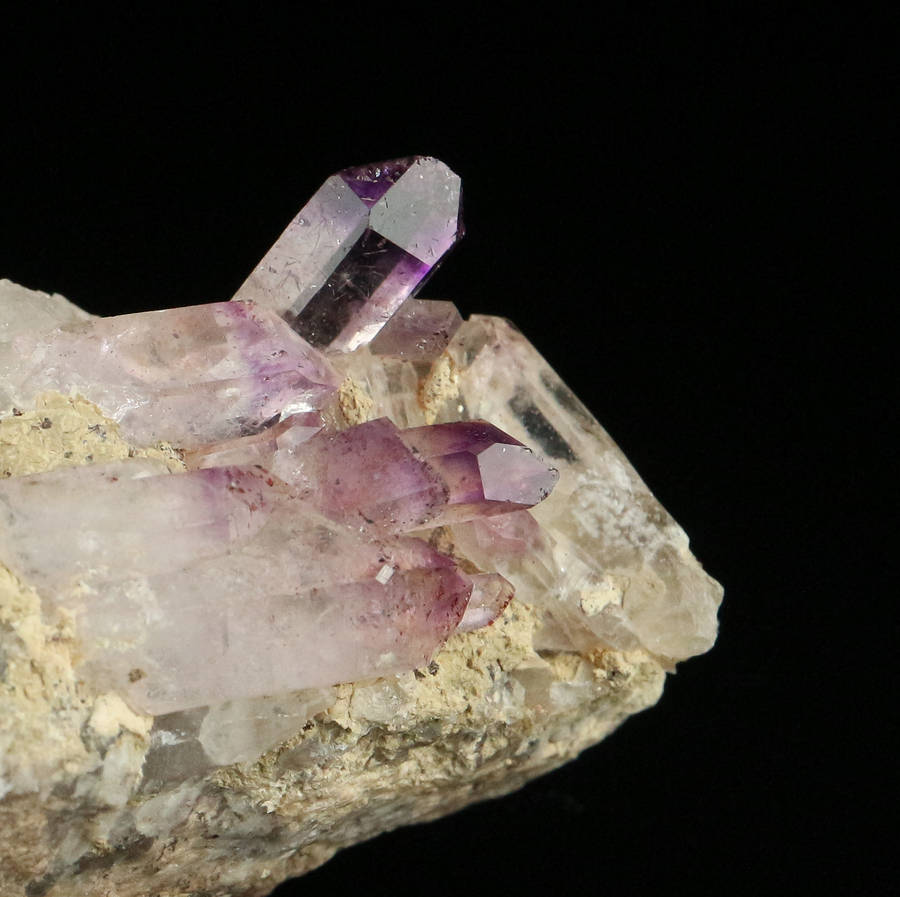 Amethyst incl Quartz on Matrix, Gobobosebberge Mnt, Namibia