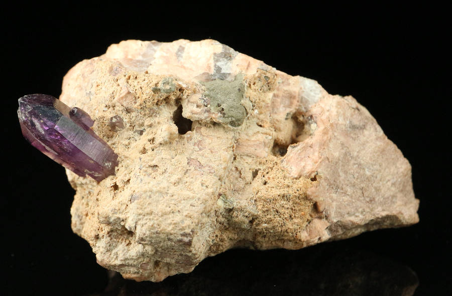 Amethyst Quartz on Matrix, Gobobosebberge Mnt, Namibia