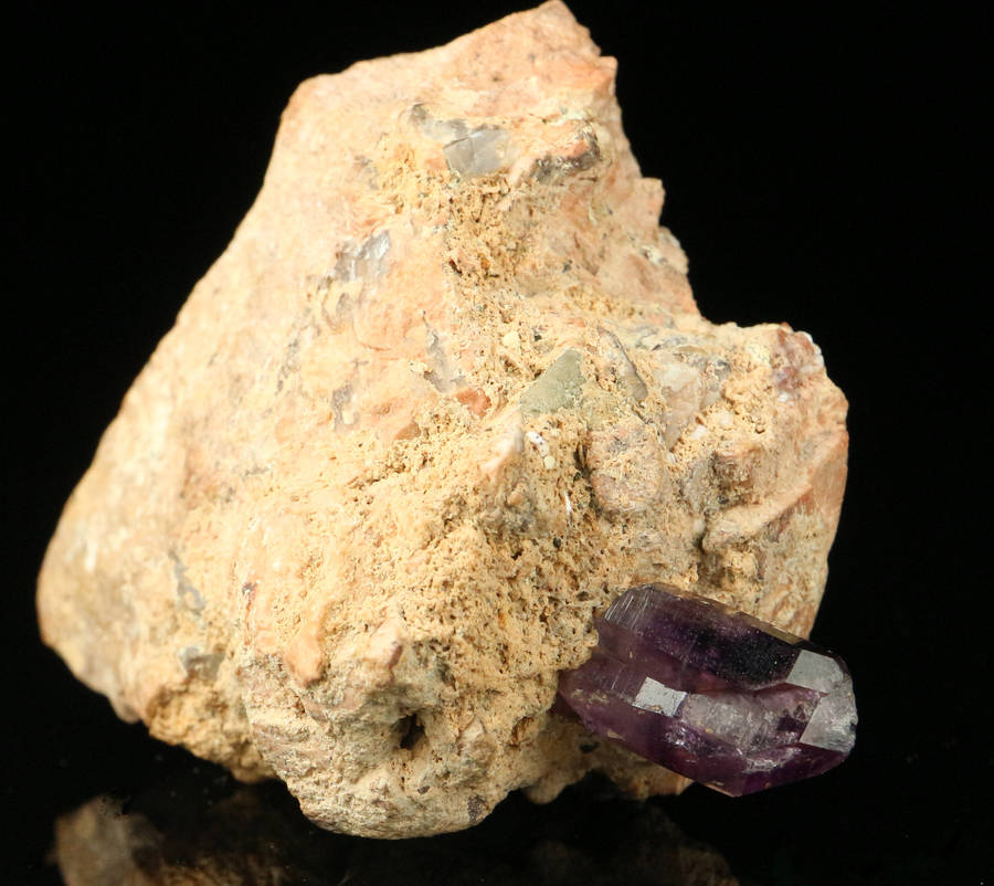 Amethyst Quartz on Matrix, Gobobosebberge Mnt, Namibia