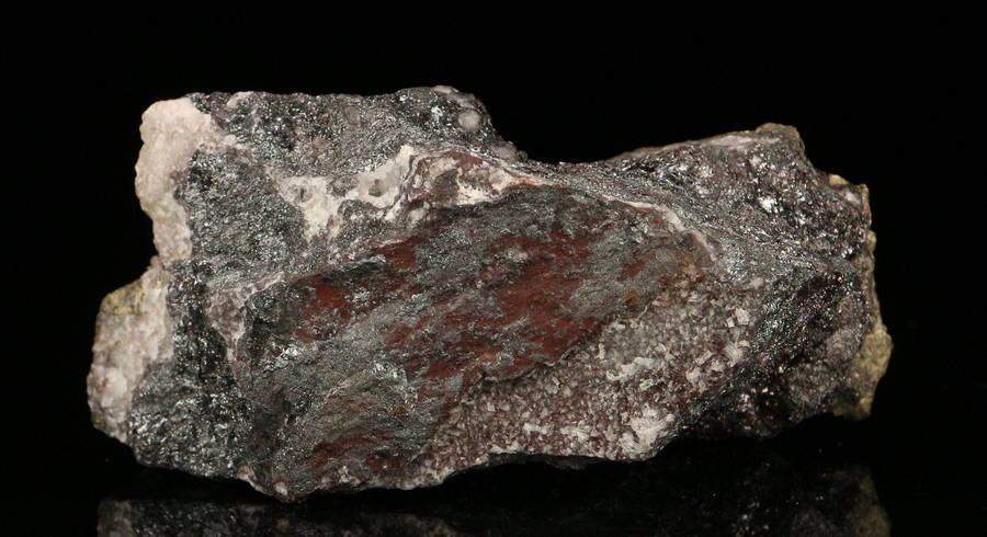 Calcite, Pyrite on Matrix,"N'Chwaning II Mine, Kalahari Manganese Field, Northern Cape, South Africa